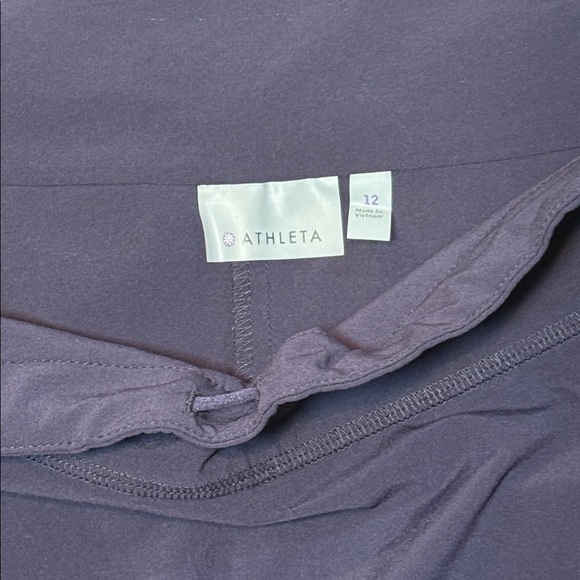 Athleta Navy Blue Athletic Skort with Built-In Shorts Size 12 - Picture 3 of 7